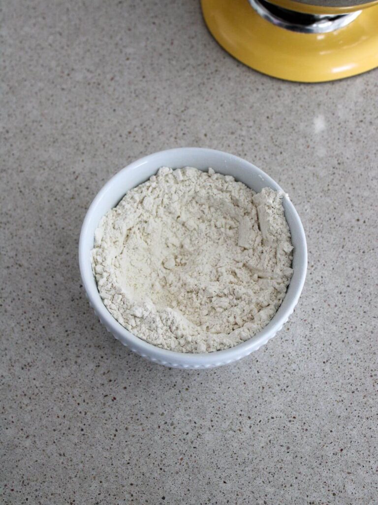 Mixing the dry ingredients together