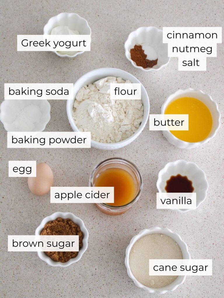a flat lay of the ingredients needed for the recipe
