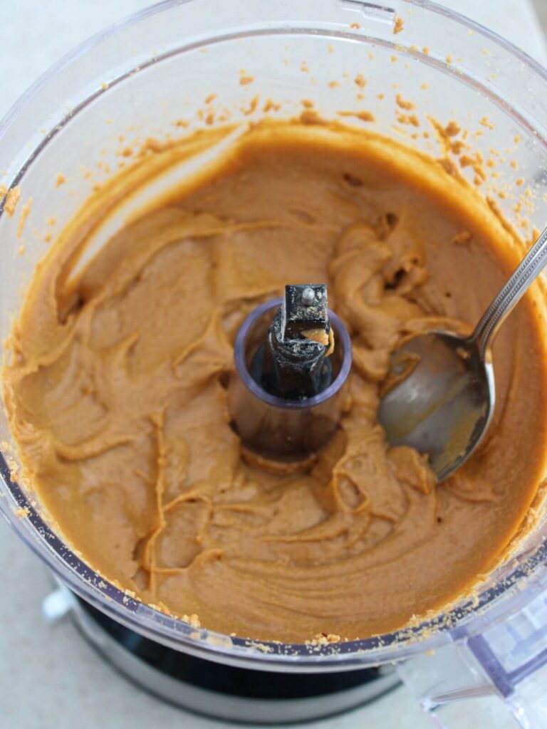 peanut butter ready in food processor