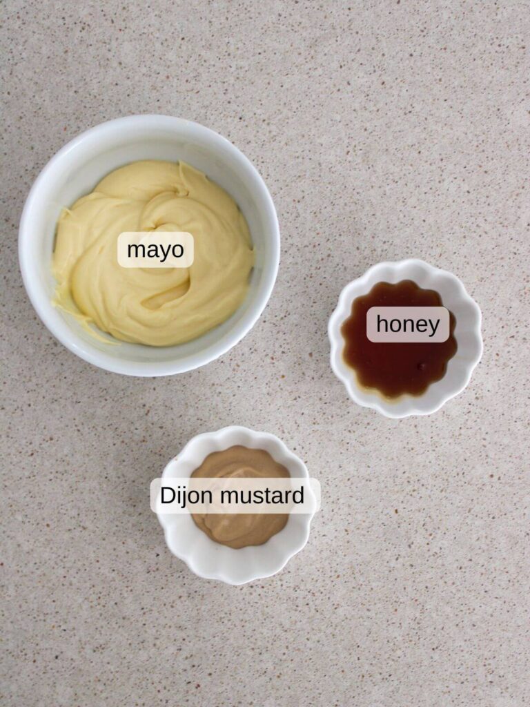 a flat lay of the ingredients needed for this recipe